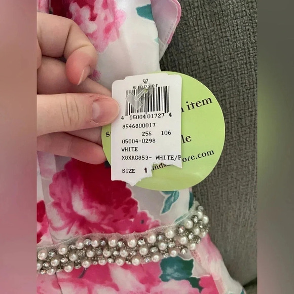 Windsor Floral Ballgown Size 2 women Strapless Prom Dress - Picture 9 of 14